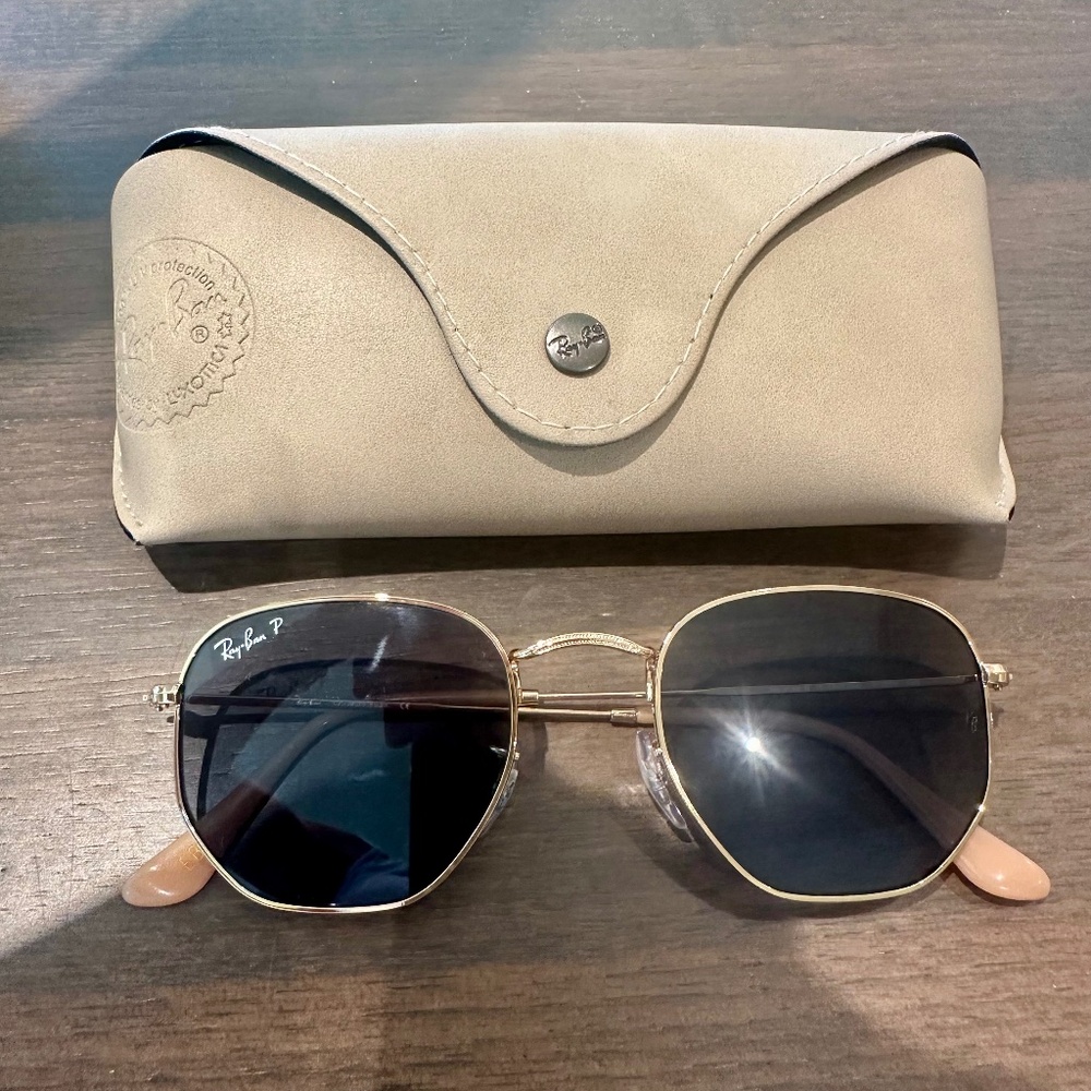 Ray-Ban Hexagonal Polarized Sunglasses